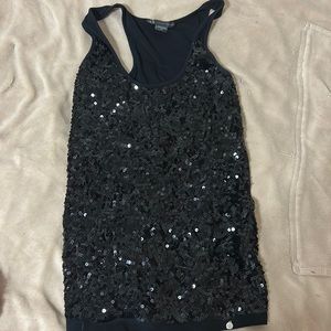 like new armani exchange tank with bling